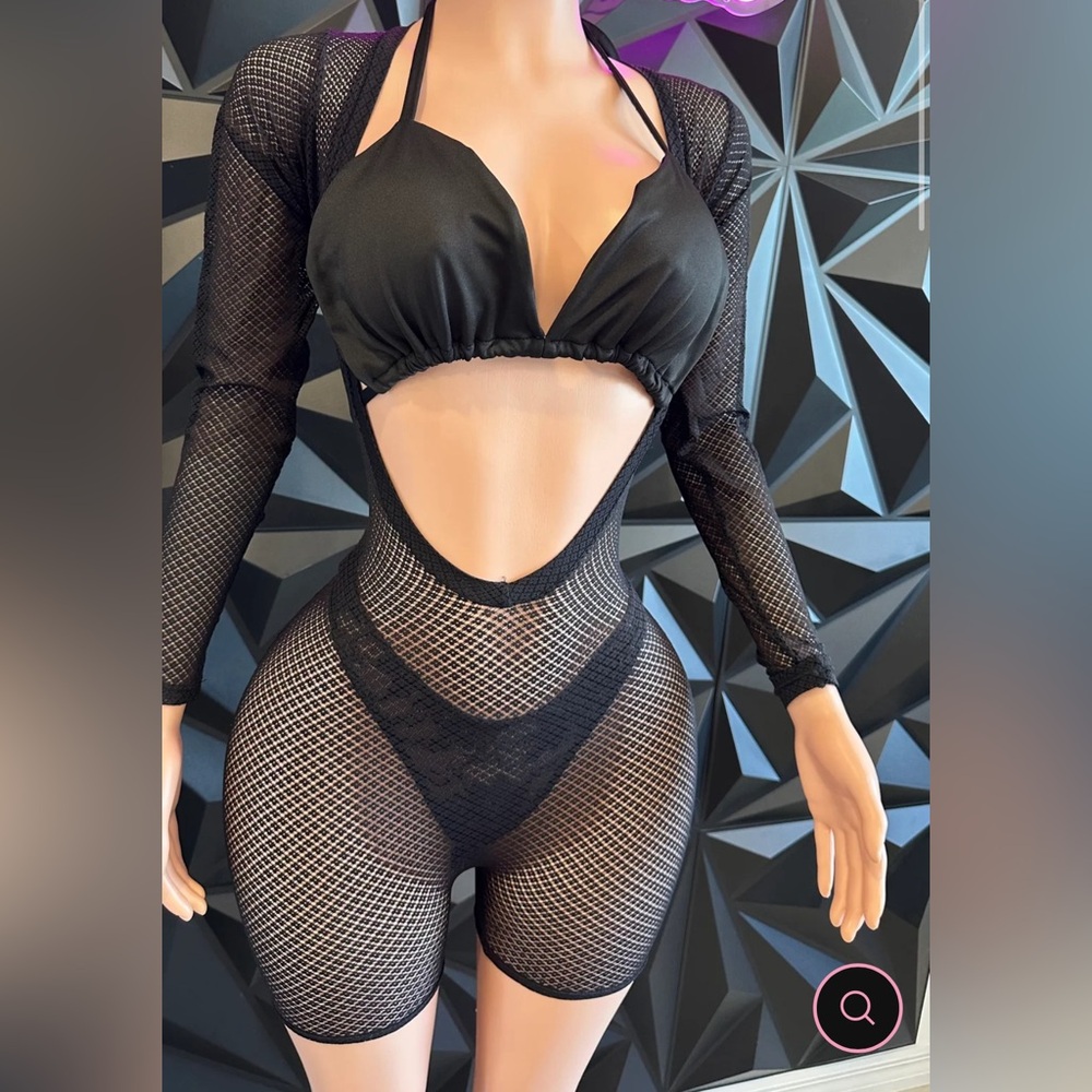 Bartender bottle girl outfit.